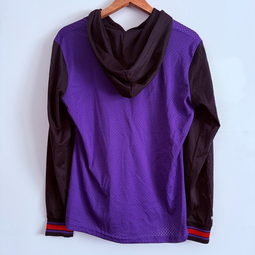 Toronto Raptors Vintage Mitchell & Ness Hardwood Classics Mesh Jersey Sweater - Picture 2 of 8